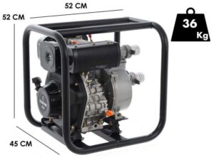 Blackstone BD 5000 Wärmemotorpumpe 50 mm Anschlüsse – 2 Zoll – selbstansaugend – 5,5 PS – Euro 5 Diesel