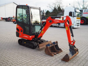 Kubota KX 016-4 + 3 LÖCHER – 1,6-Tonnen-Minibagger